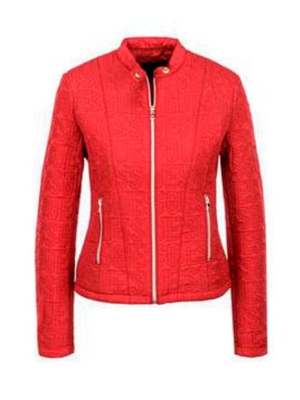 Guess Los Angeles Red Puffer Power Bank Jacket Woman's Size Small W73L57